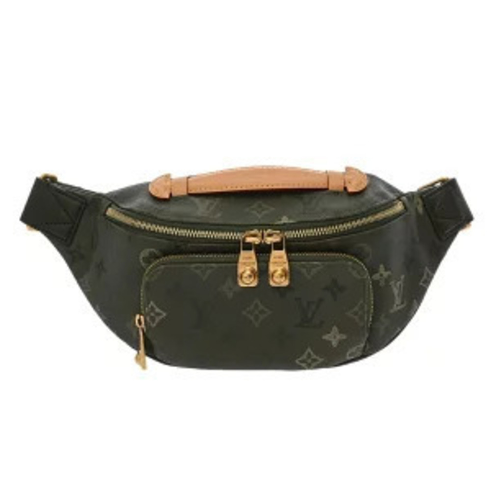 Louis Vuitton Monogram Surplus Rush Bum Bag Collection Khaki Green Canvas Body